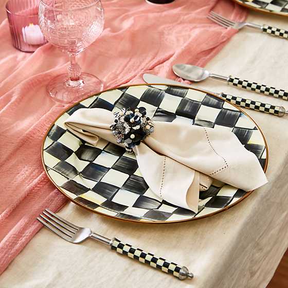 COURTLY CHECK SUPPER CLUB 3 PIECE PLACE SETTING
