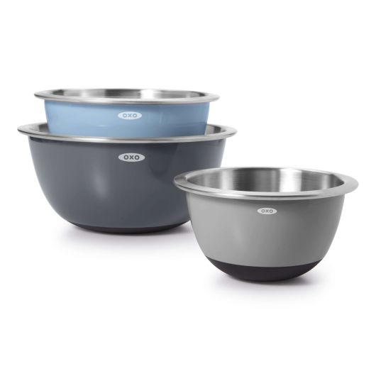 Stainless Steel Mixing Bowl 3-Piece