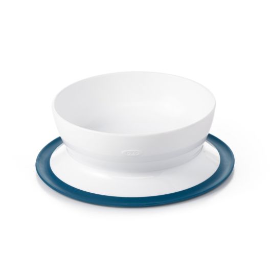 Stick & Stay Suction Bowl-Navy