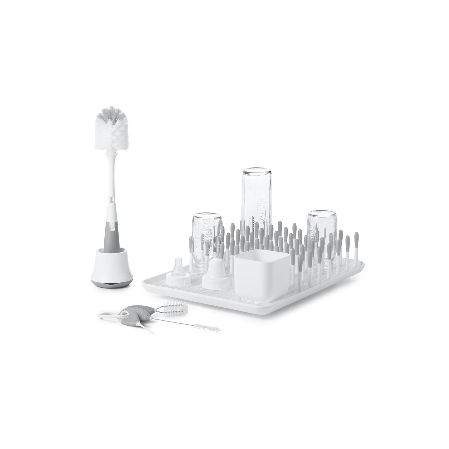 Bottle & Cup Cleaning Set-Gray