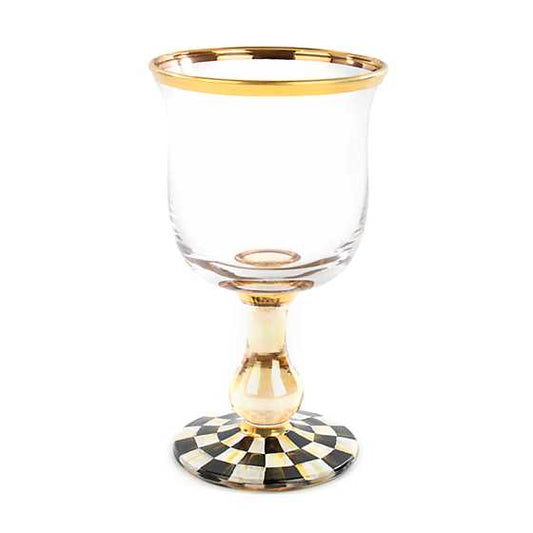 COURTLY CHECK WATER GLASS