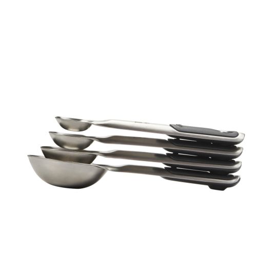 Stainless Steel Measuring Spoons 4 Piece-Magnets