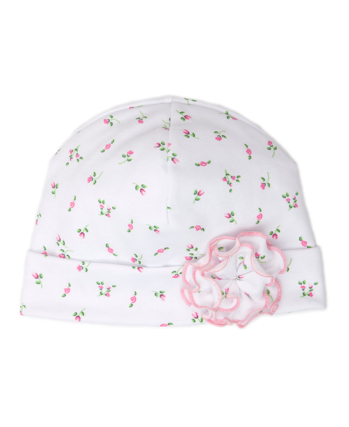 Garden Rose Print Gown, Blanket & Hat Set