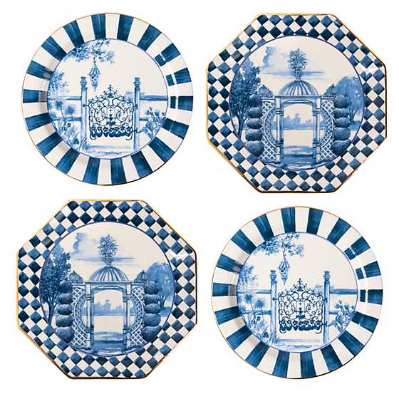 Royal Toile Small Plates-Set of 4