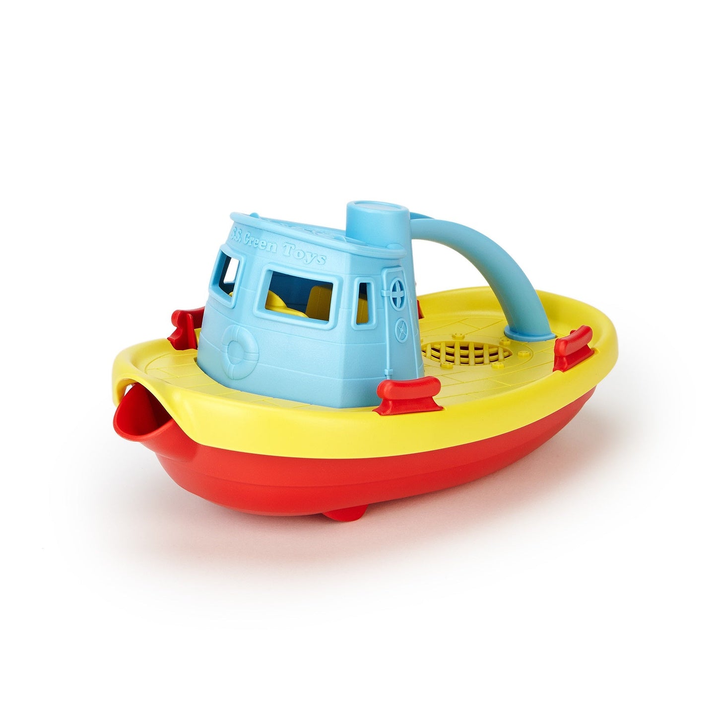 Green Toys Tug Boat-Yellow