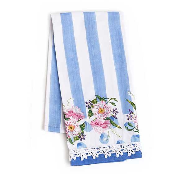 Wildflowers Dish Towel-Blue