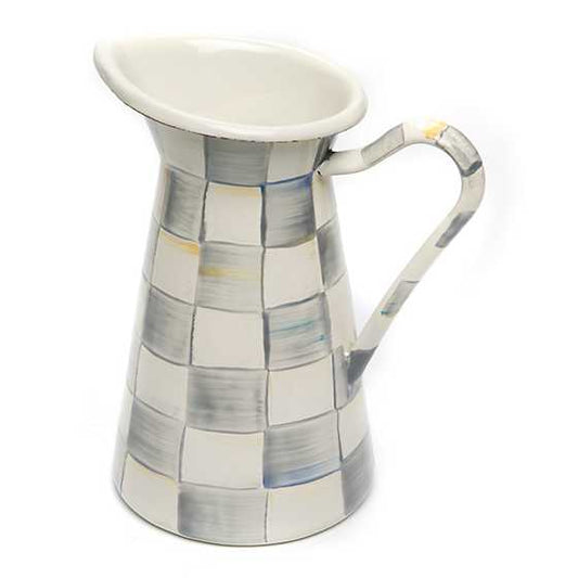 STERLING CHECK ENAMEL PRACTICAL PITCHER-SMALL