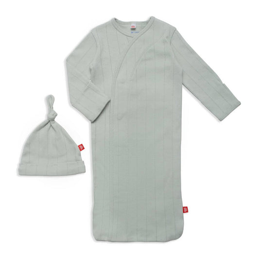 Seagrass Love Lines Gown & Hat Set