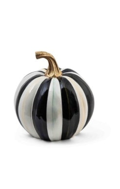 Courtly Stripe Glossy Pumpkin-Small