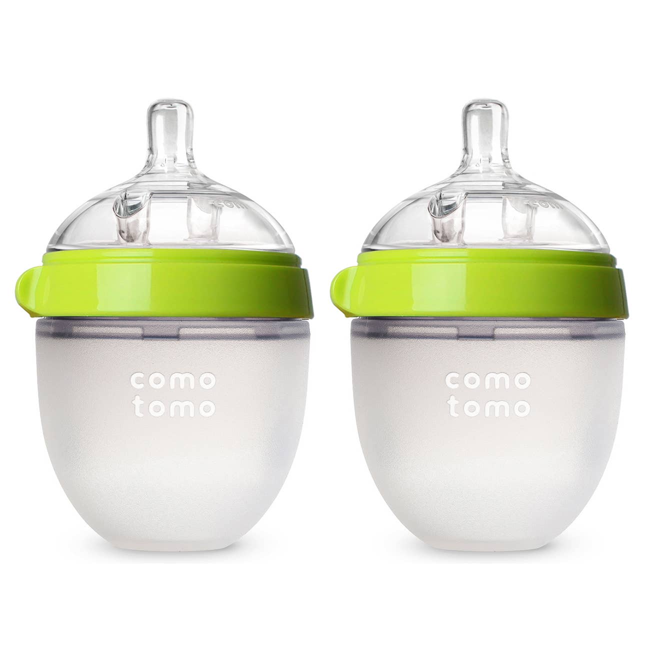 Comotomo - Comotomo Baby Bottle, Double Pack - 5 oz - Green
