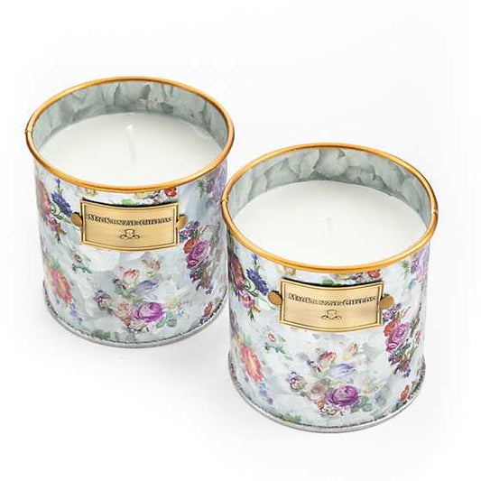 Flower Market Citronella Candles - Small - Set of 2