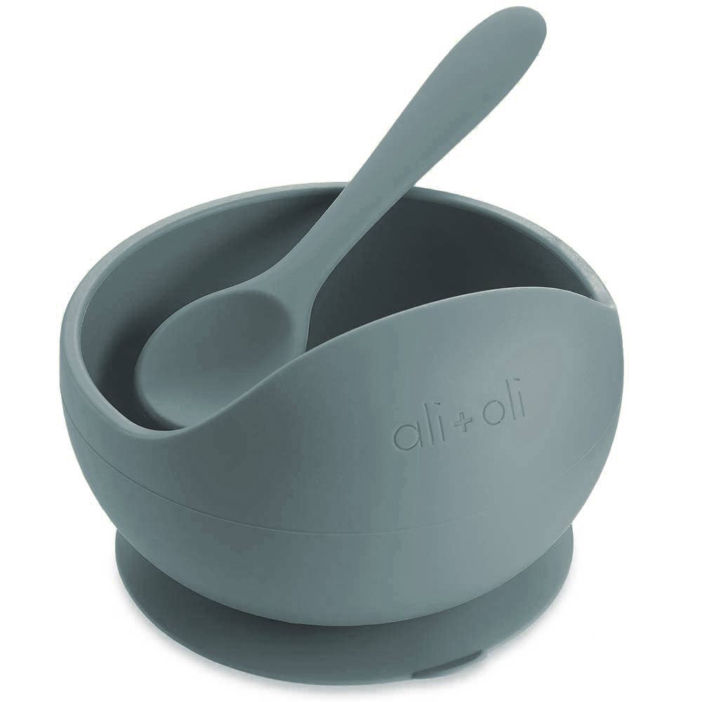 Ali+Oli - Silicone Suction Bowl & Spoon Set (Original)