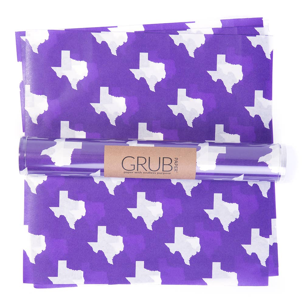 Eat Drink Host - GRUB Paper - Purple Texas