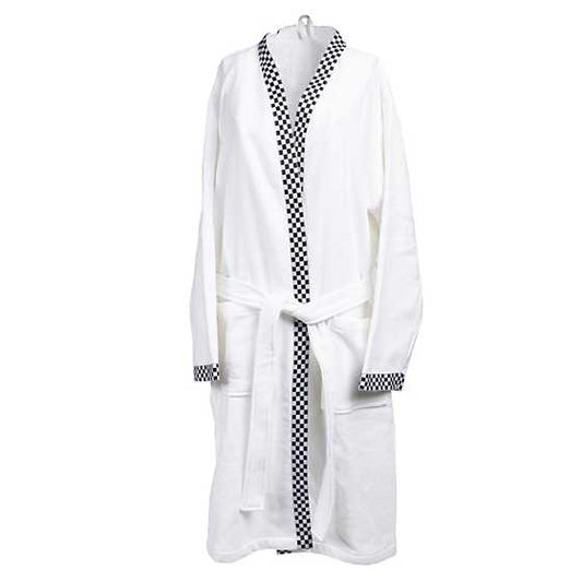 COURTLY CHECK SPA ROBE-LARGE