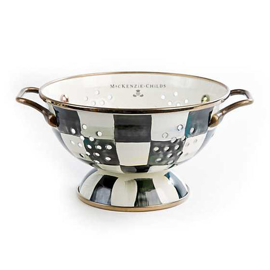 Courtly Check Enamel Colander-Small
