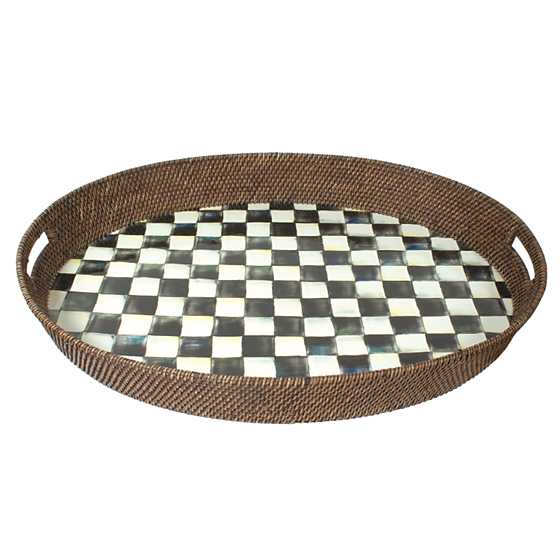 Rattan Party Tray