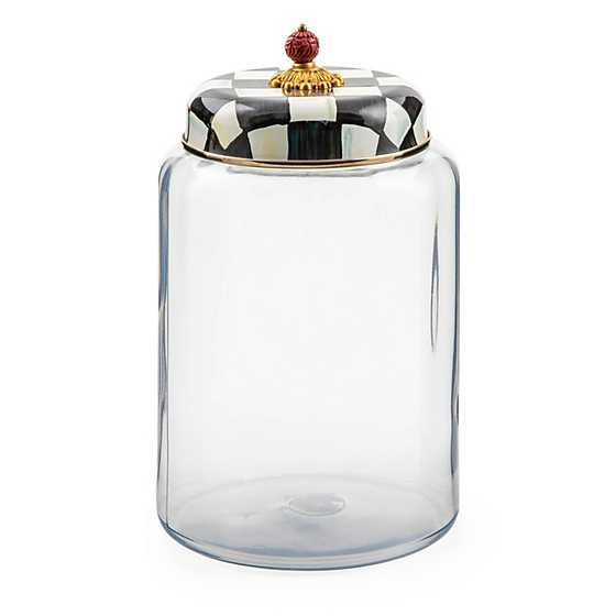 COURTLY CHECK STORAGE CANISTER-BIGGEST