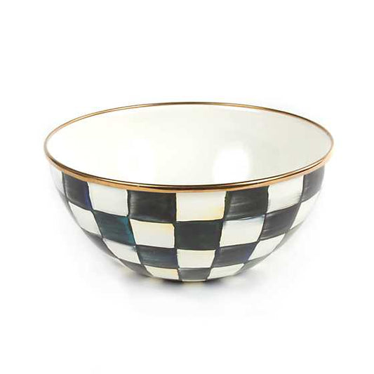 COURTLY CHECK ENAMEL EVERYDAY BOWL-SMALL