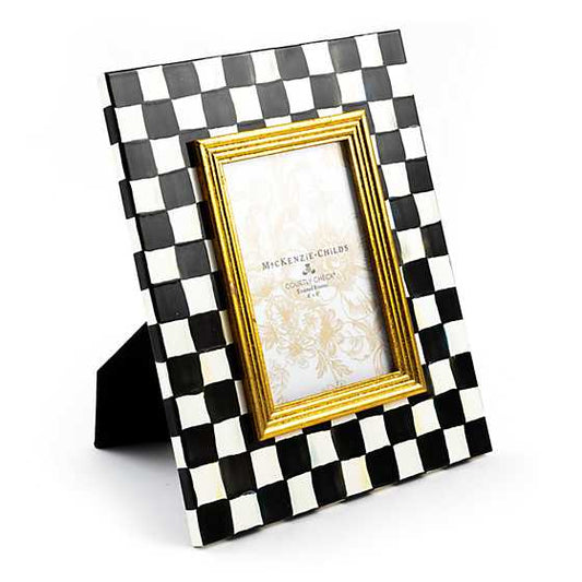 COURTLY CHECK ENAMEL FRAME-4X6"
