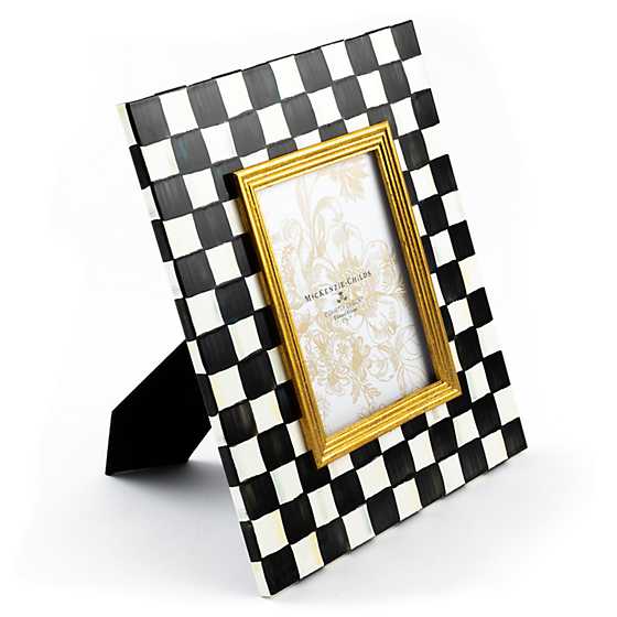 COURTLY CHECK ENAMEL FRAME -5X7"