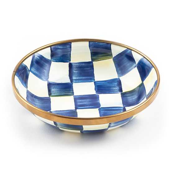 ROYAL CHECK ENAMEL DIPPING BOWL