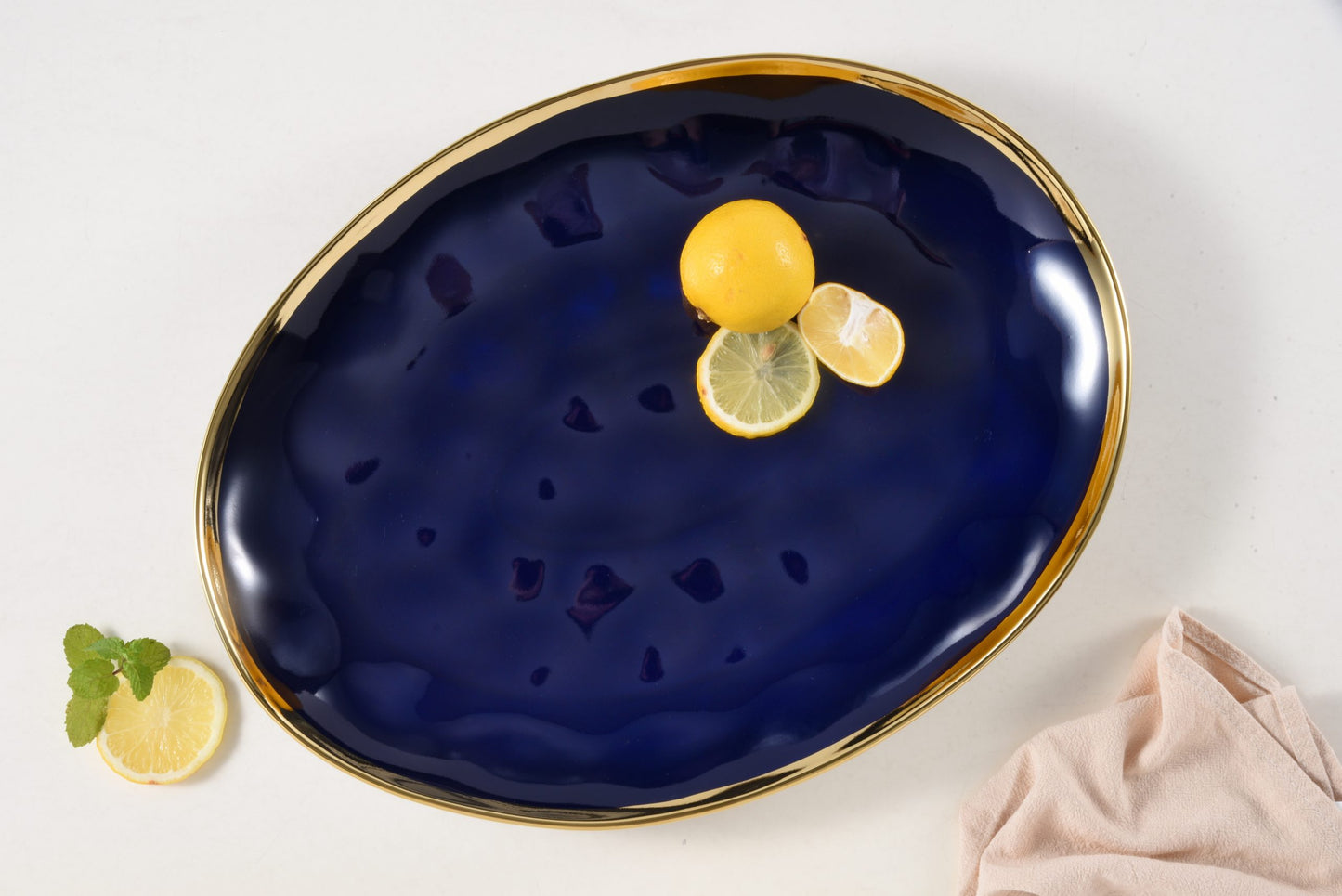 SUNSET BY THE SEA Oversized Serving Platter
