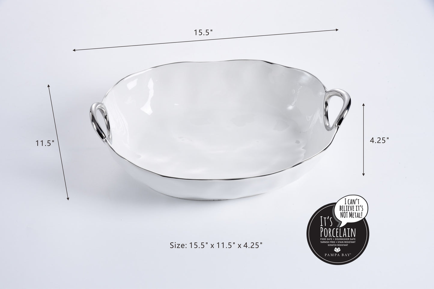 HANDLE WITH STYLE Deep Oval Server