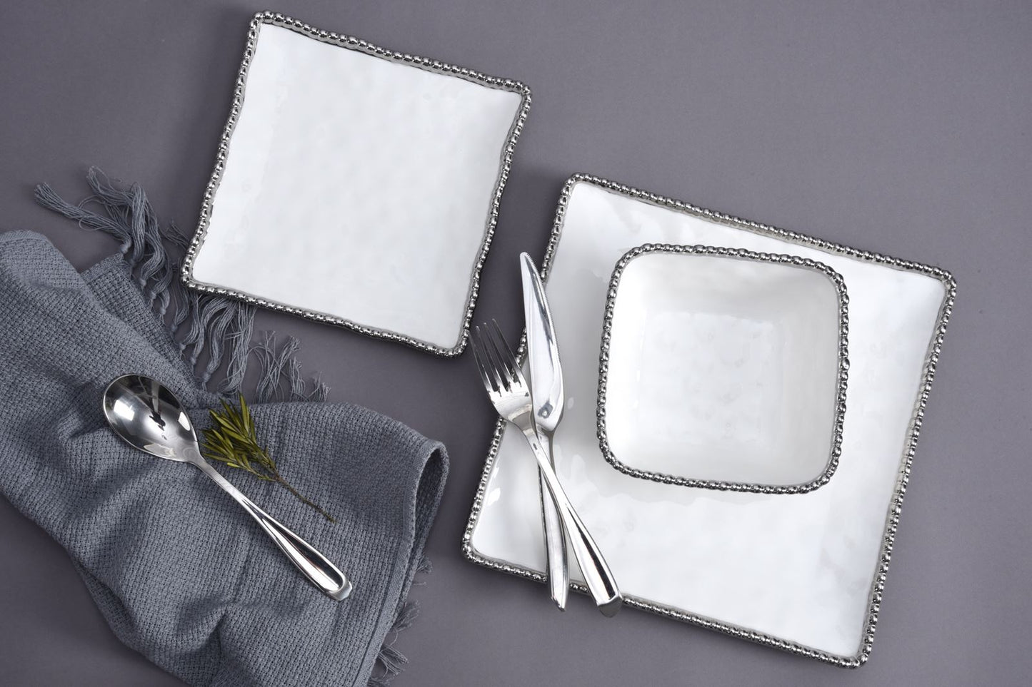 SET THE TABLE Square Salad Plate