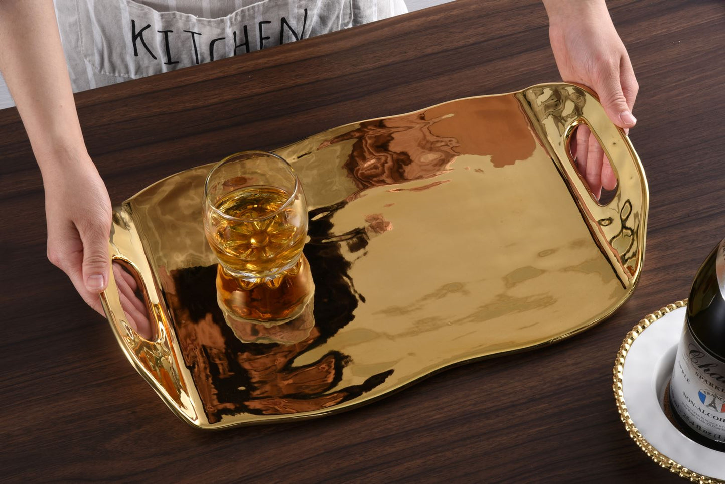 MOONLIGHT Tray with Handles