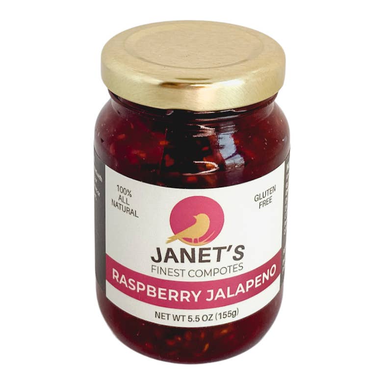 Janet's Finest Compotes - Raspberry Jalapeno, 5 oz