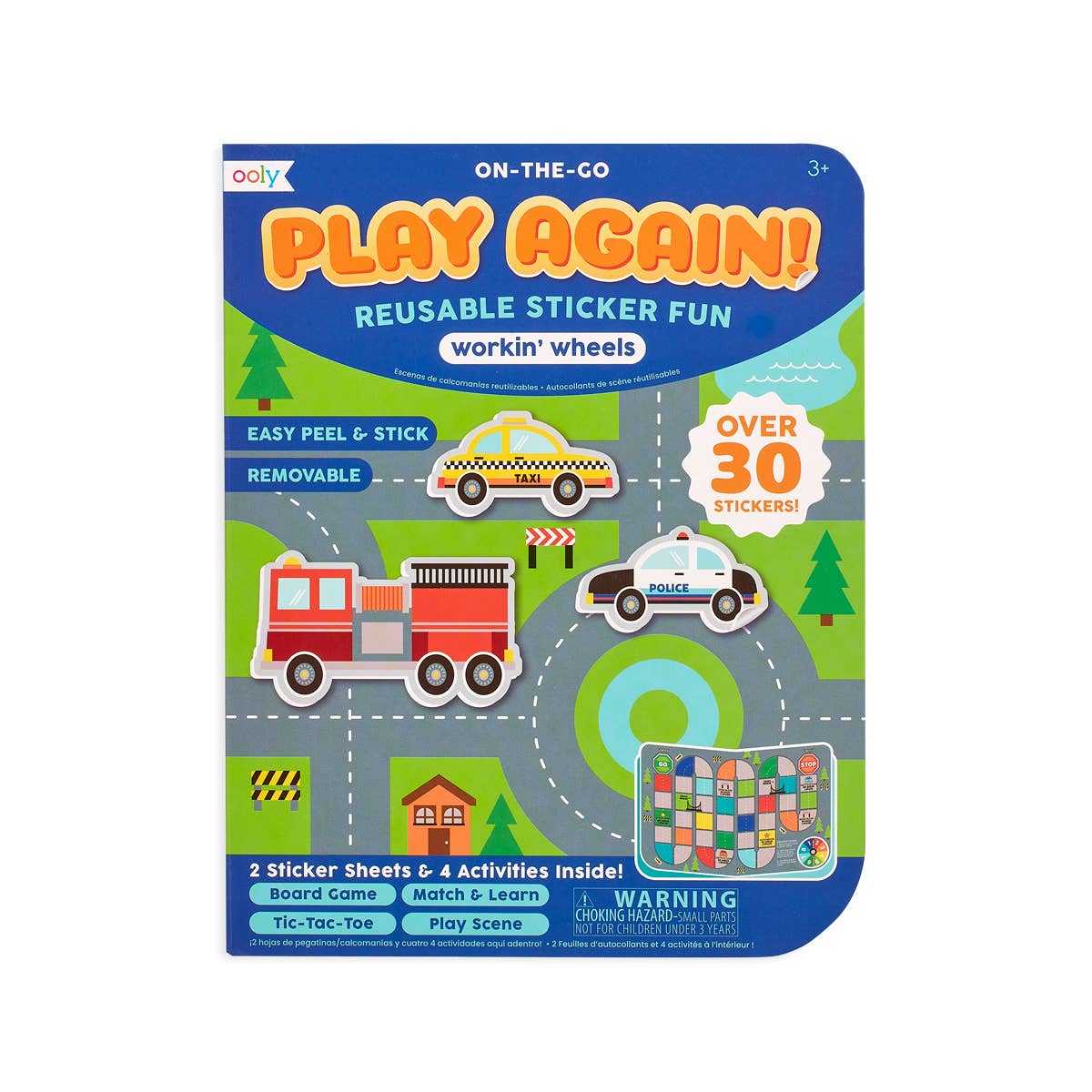 OOLY - Play Again! Mini On-The-Go Activity Kit - Working Wheels