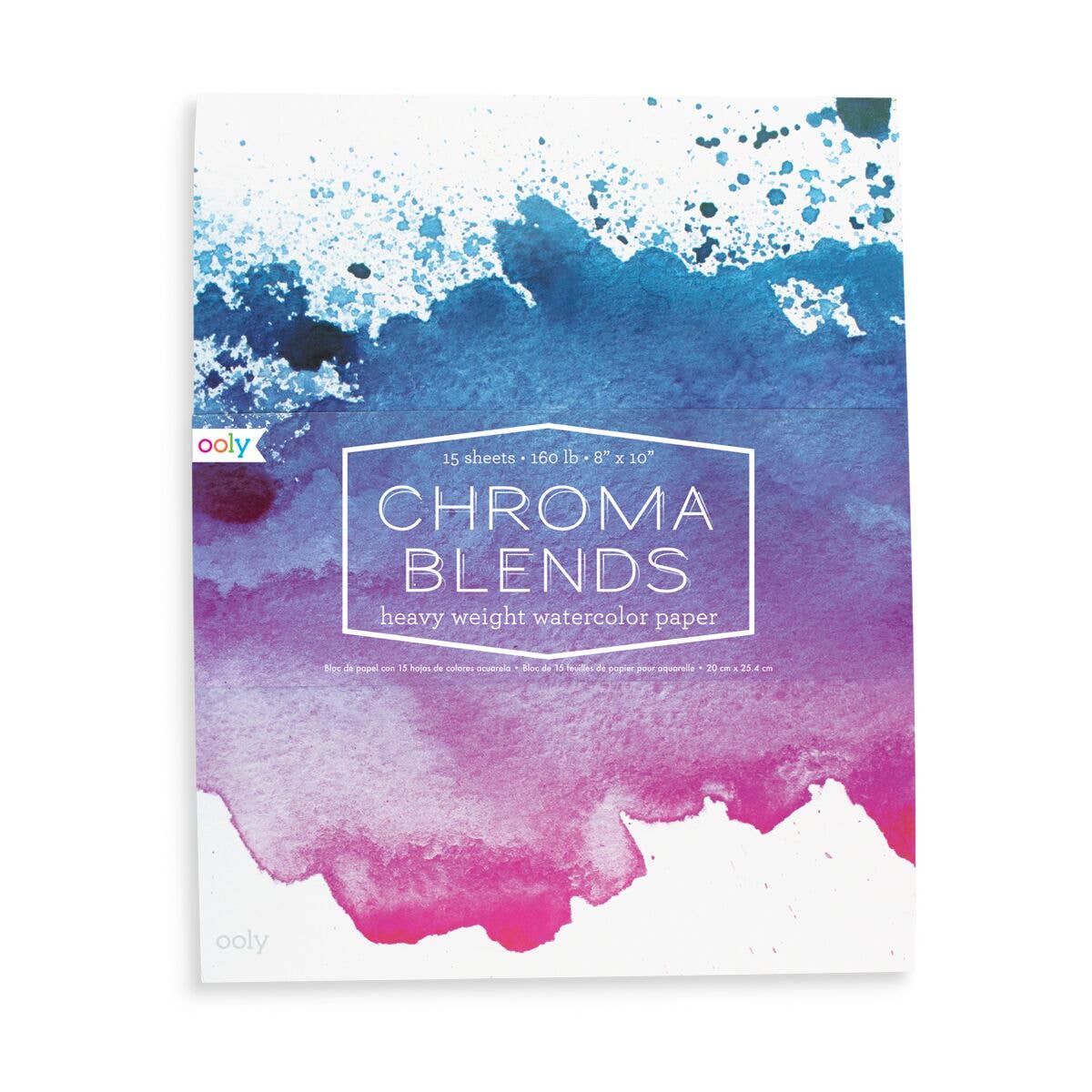 OOLY - 8" x 10" Chroma Blends Watercolor Pad